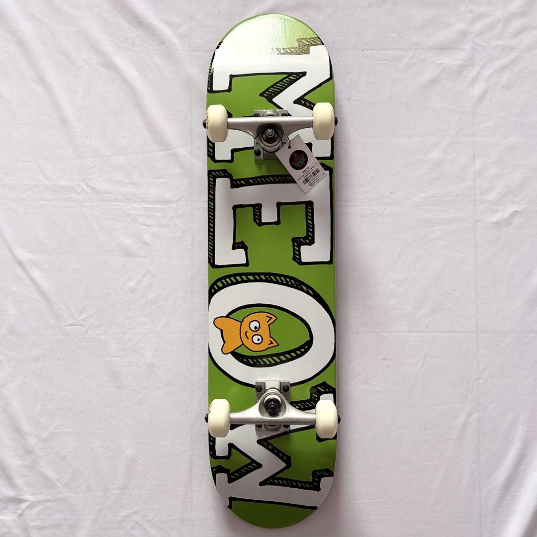 Meow “Logo” 7.75” x 31.75” Skateboard Complete