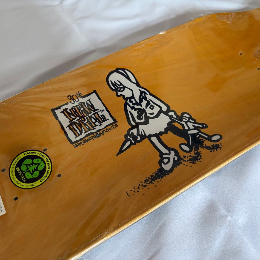 New Deal "Adventures Of Justin" Skateboard Deck 9.72″ X 31.4″