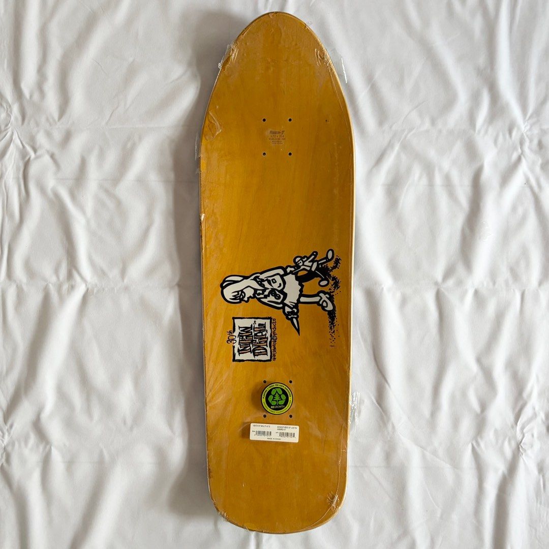 New Deal "Adventures Of Justin" Skateboard Deck 9.72″ X 31.4″
