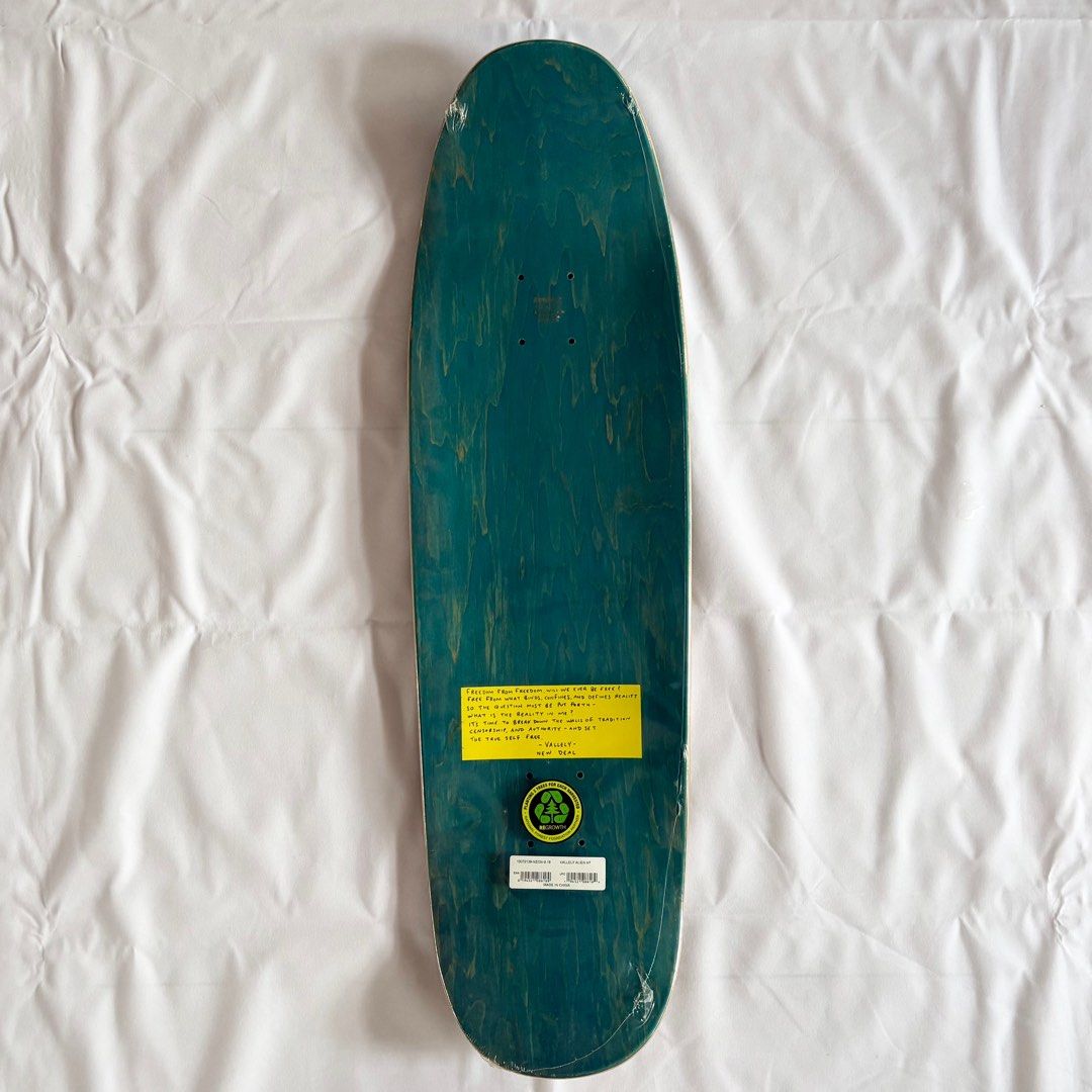 New Deal "Alien Neon" 9.18" Mike Vallely Model Skateboard Deck