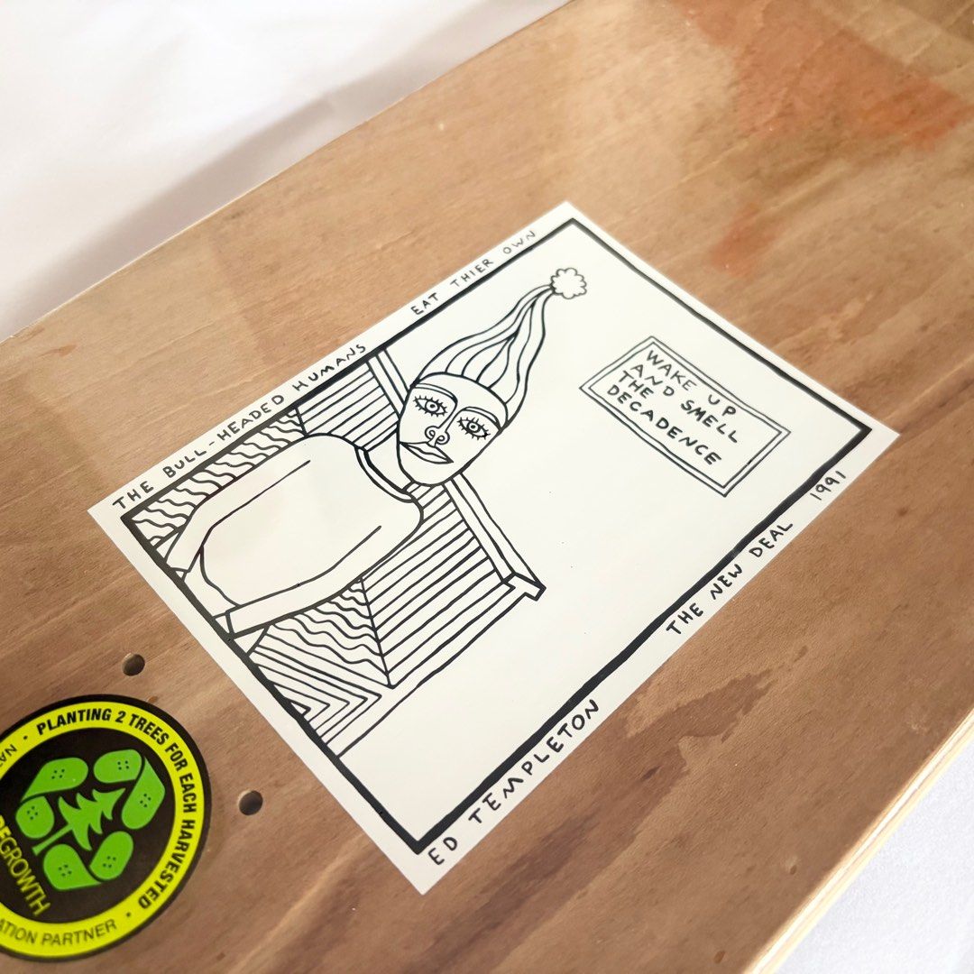 New Deal "Templeton Brown" 9.35” Skateboard Deck
