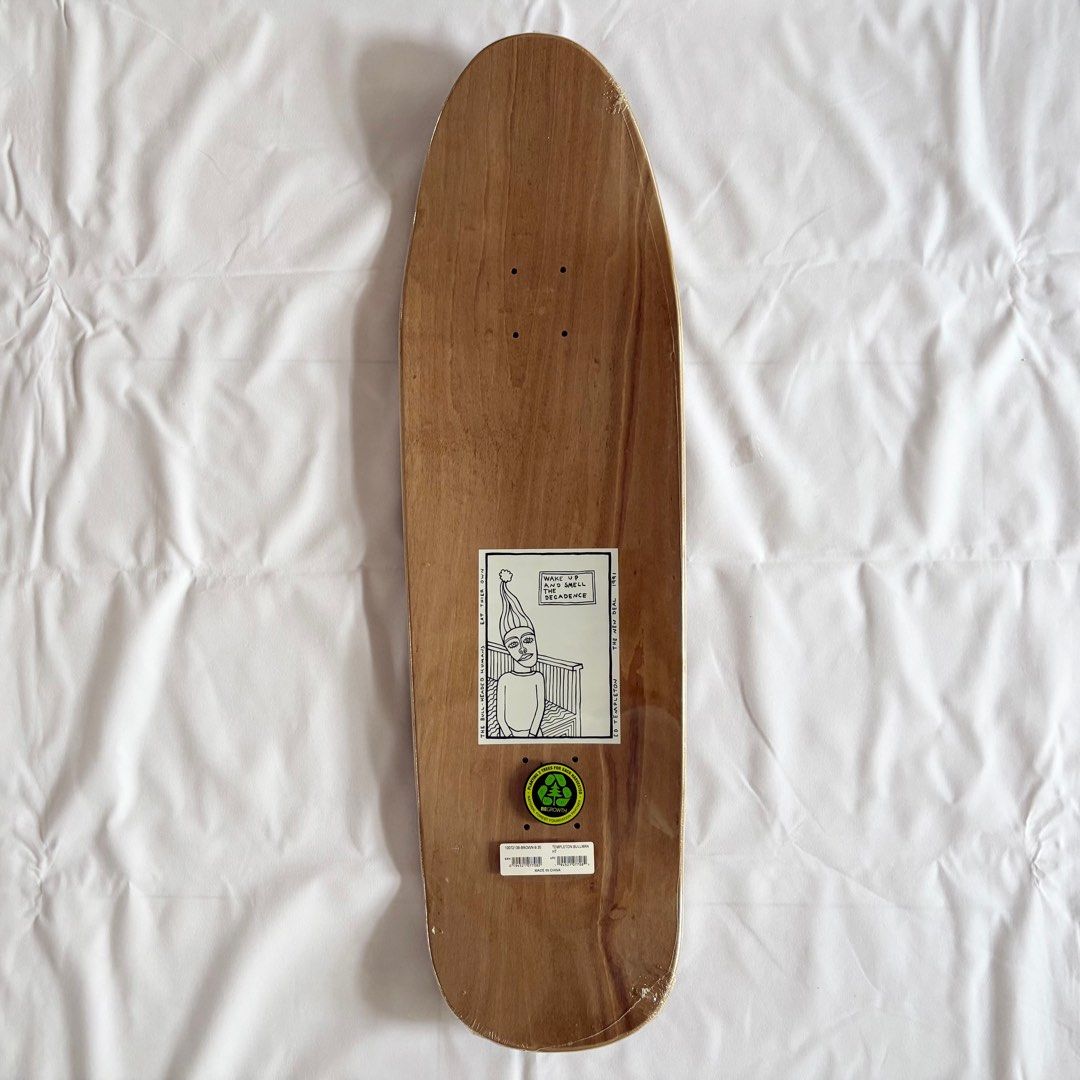 New Deal "Templeton Brown" 9.35” Skateboard Deck
