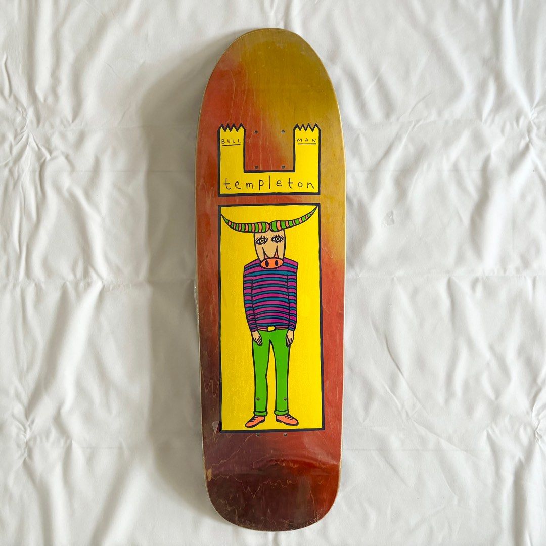 New Deal "Templeton Neon" 9.32” Skateboard Deck