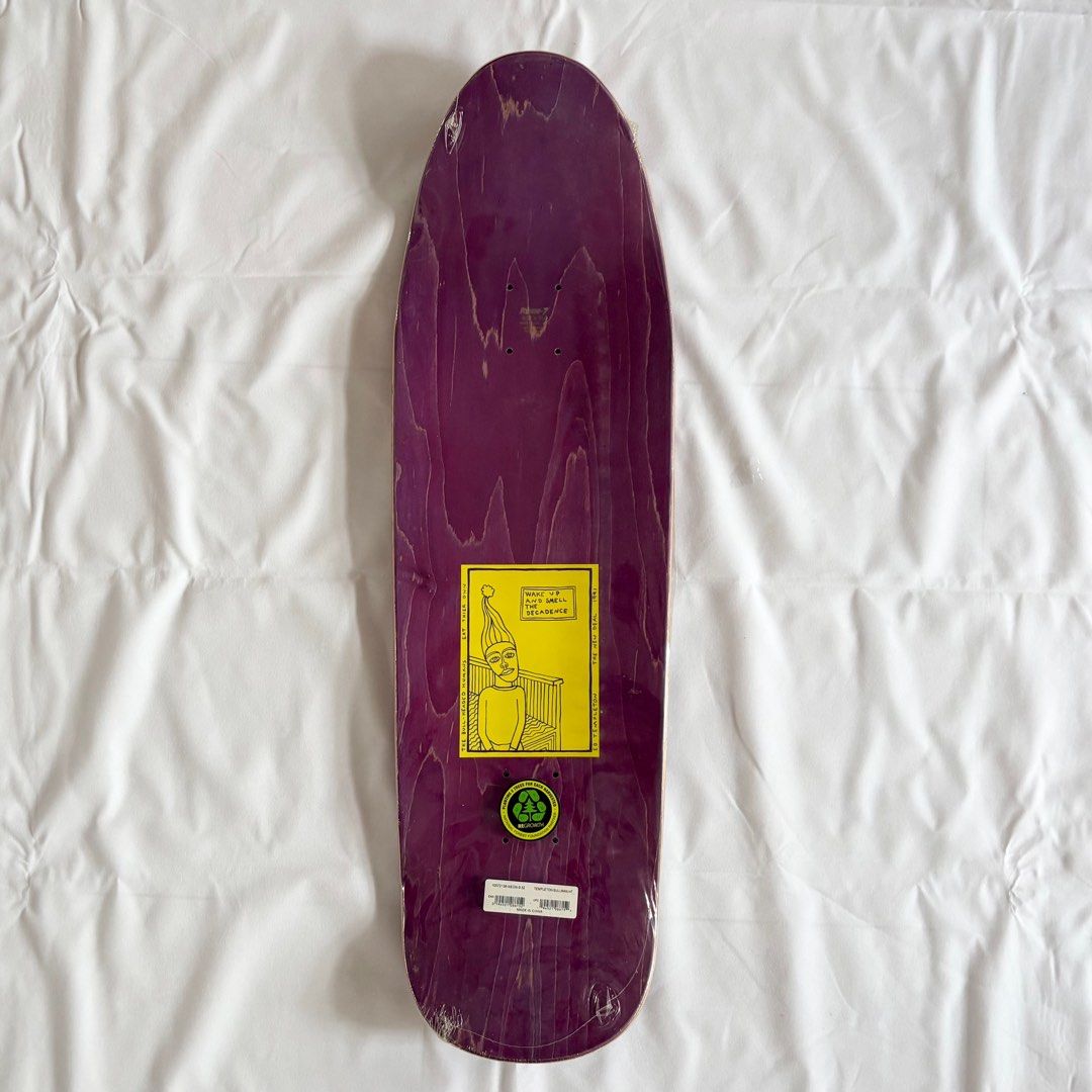 New Deal "Templeton Neon" 9.32” Skateboard Deck