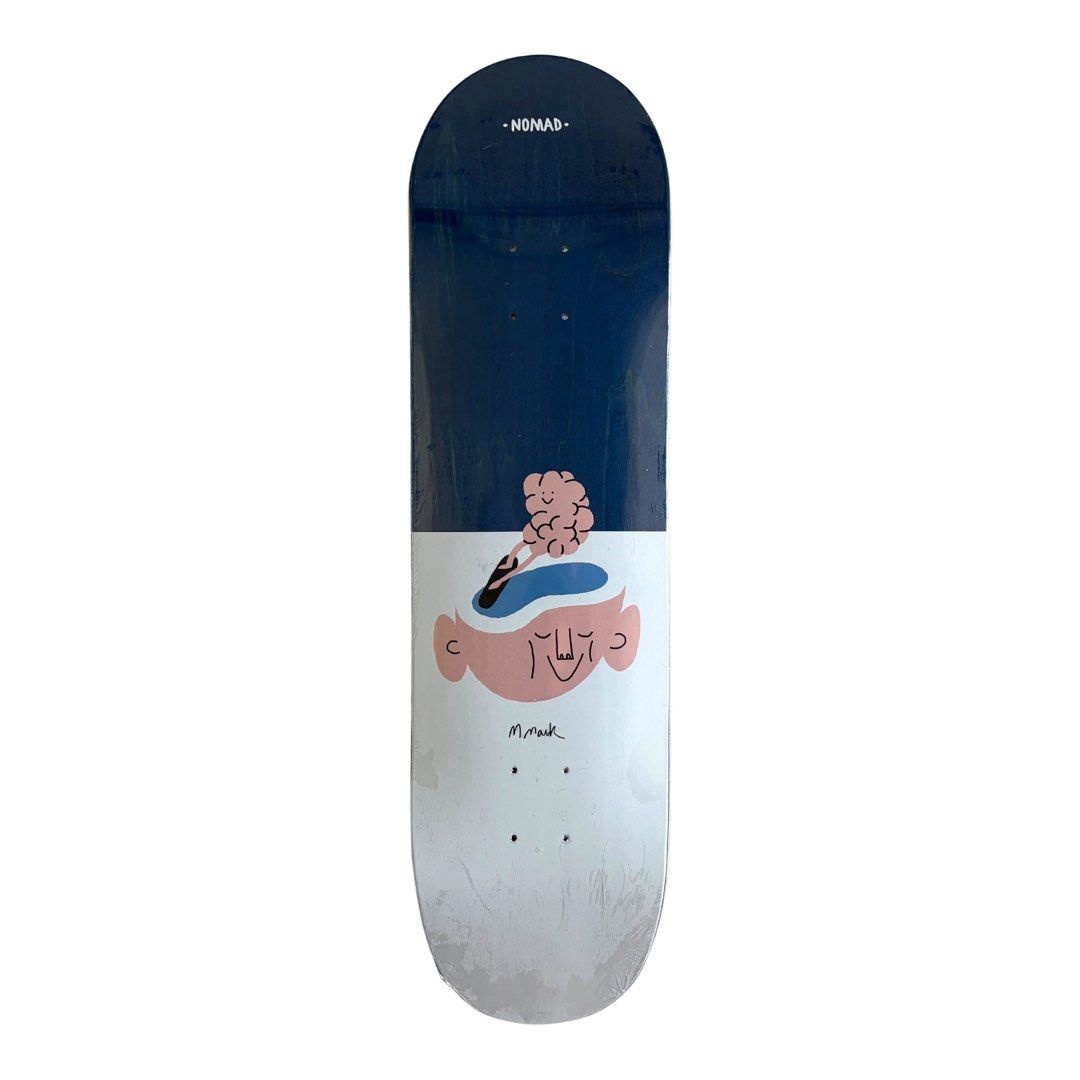 Nomad “Brain” 8.25″ x 32.0″ Skateboard Deck