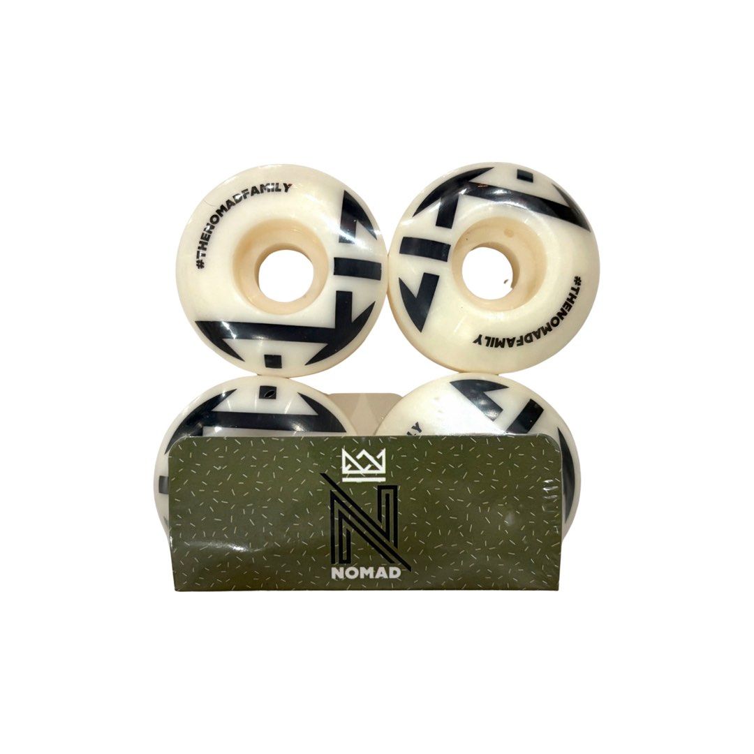 Nomad “Crown” 52mm 101a Anti Flat Spot Skateboard Wheels