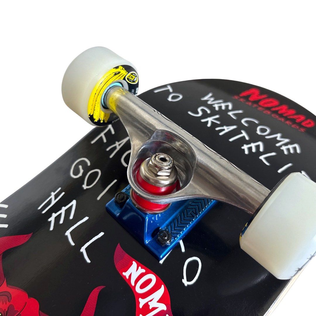 Nomad “Devil” 7.75″ x 31.75″ Custom Skateboard Complete