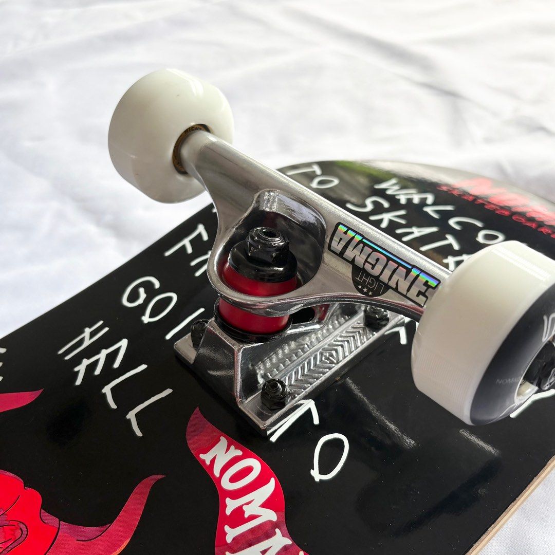 Nomad “Devil”” 7.875” x 31.25” Custom Skateboard Complete