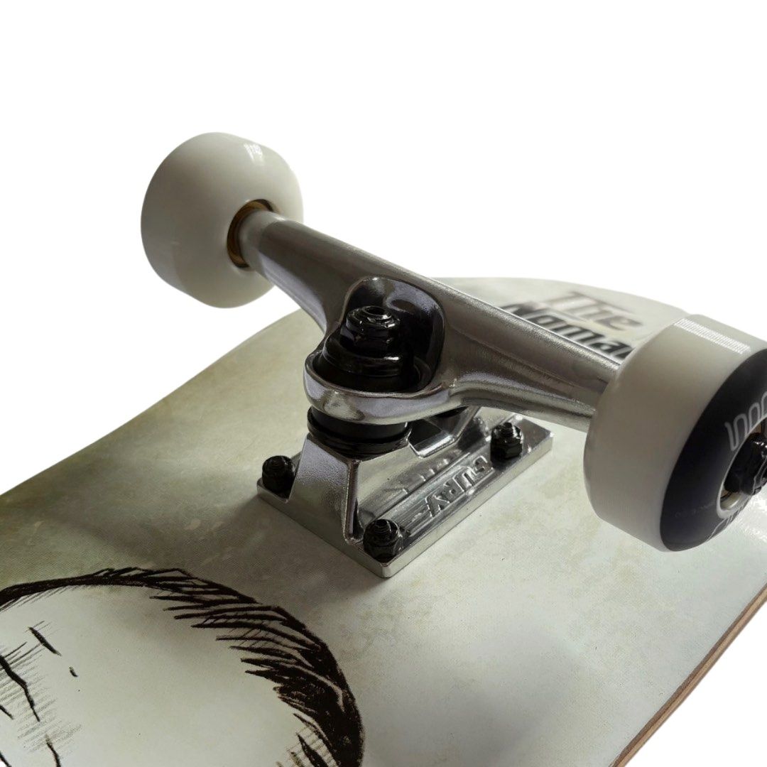Nomad “Godfather” 7.875” Custom Skateboard Complete — angled truck detail