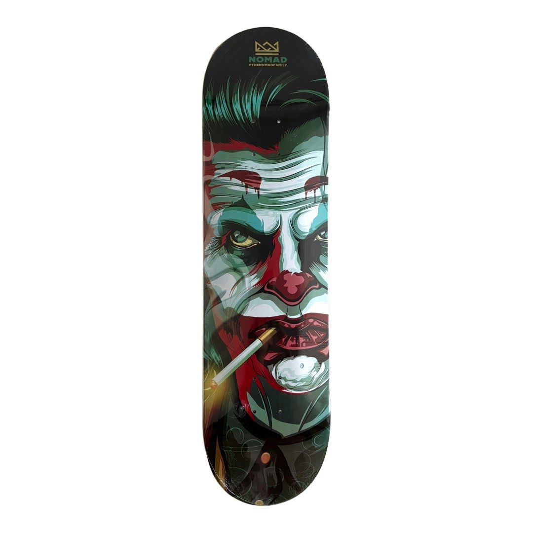 Nomad “Joker” 8.25″ x 32.0″ Skateboard Deck