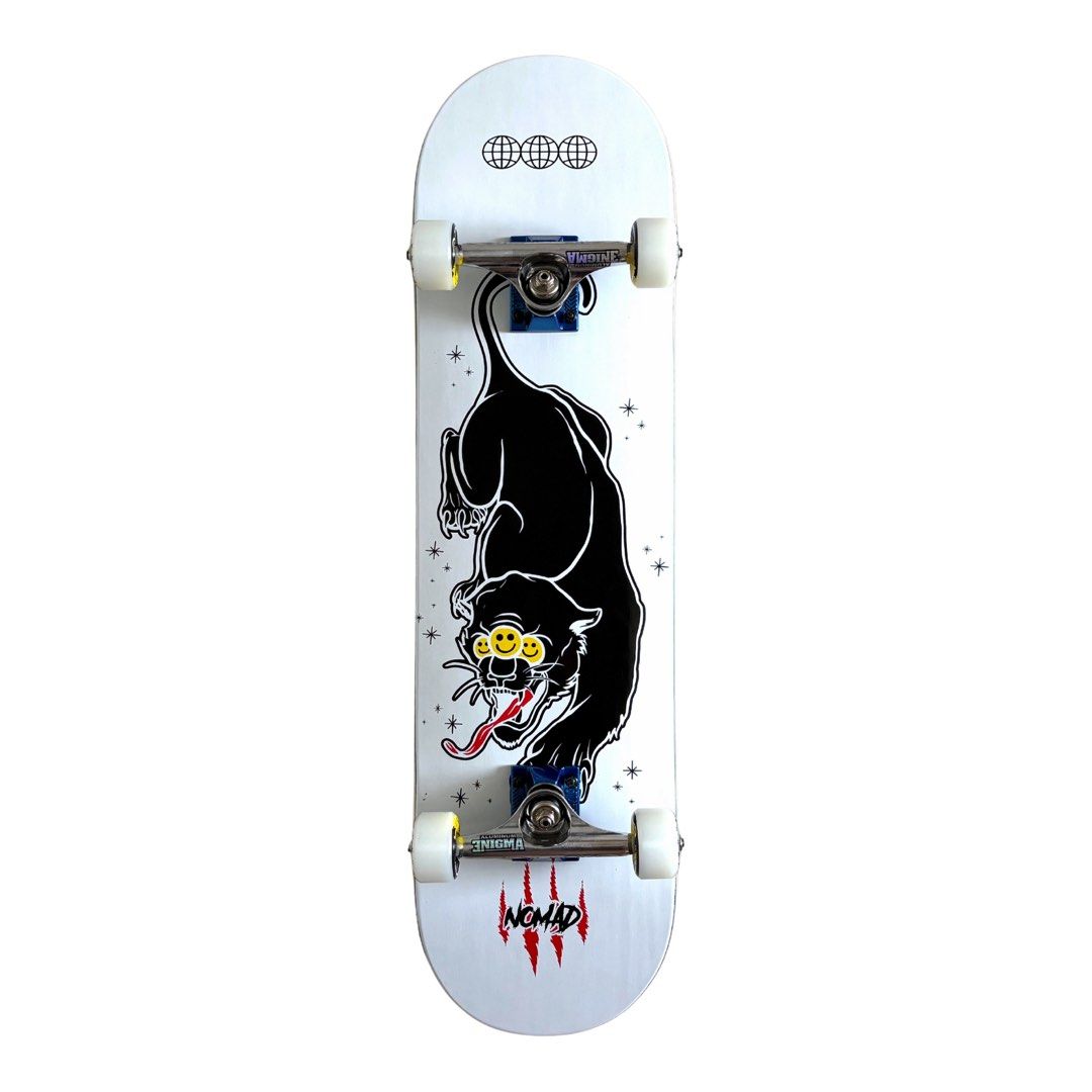 Nomad “Panther” 8.38″ x 32.5″ Custom Skateboard Complete