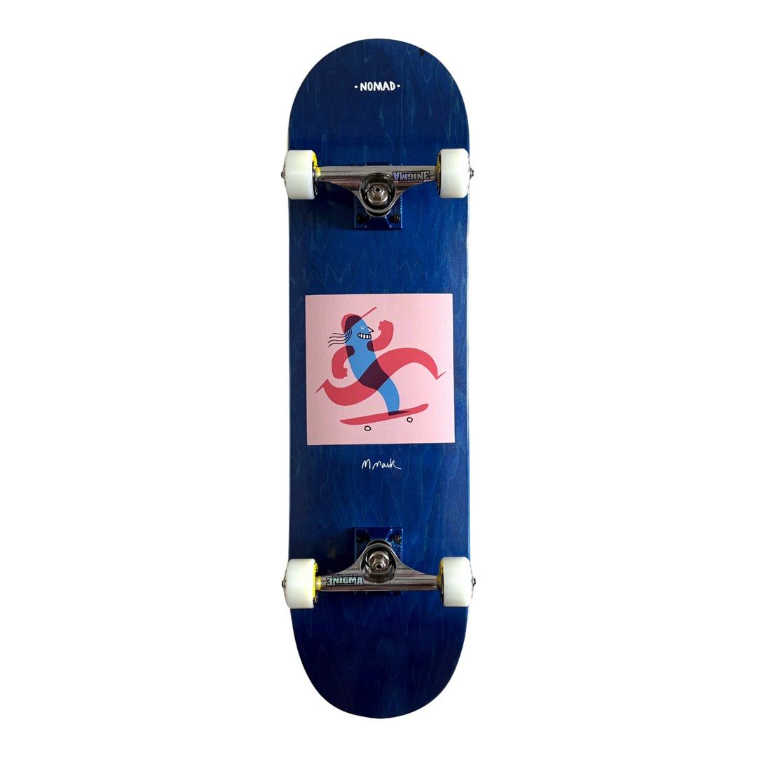 Nomad “Push” 8.25″ x 32.0″ Custom Skateboard Complete