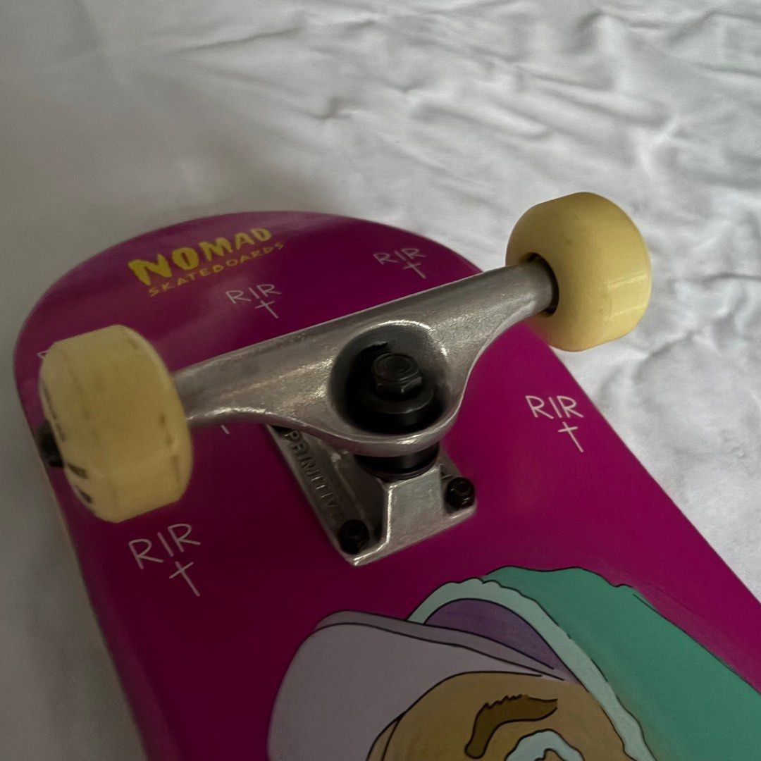 Nomad “Skate or Cry” 8.0” x 31.75” Custom Skateboard Complete