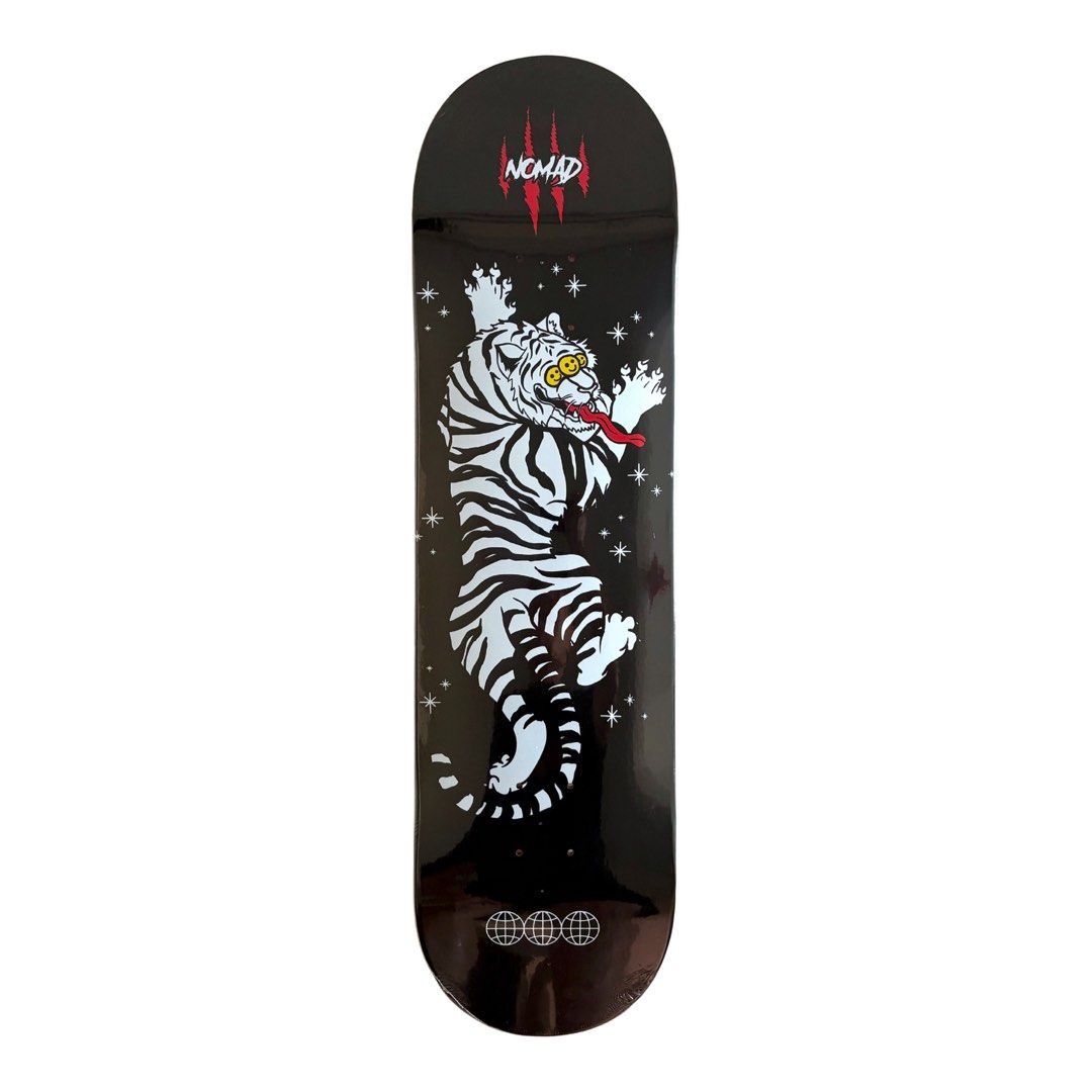 Nomad “Tiger” 8.5″ x 32.5″ Skateboard Deck