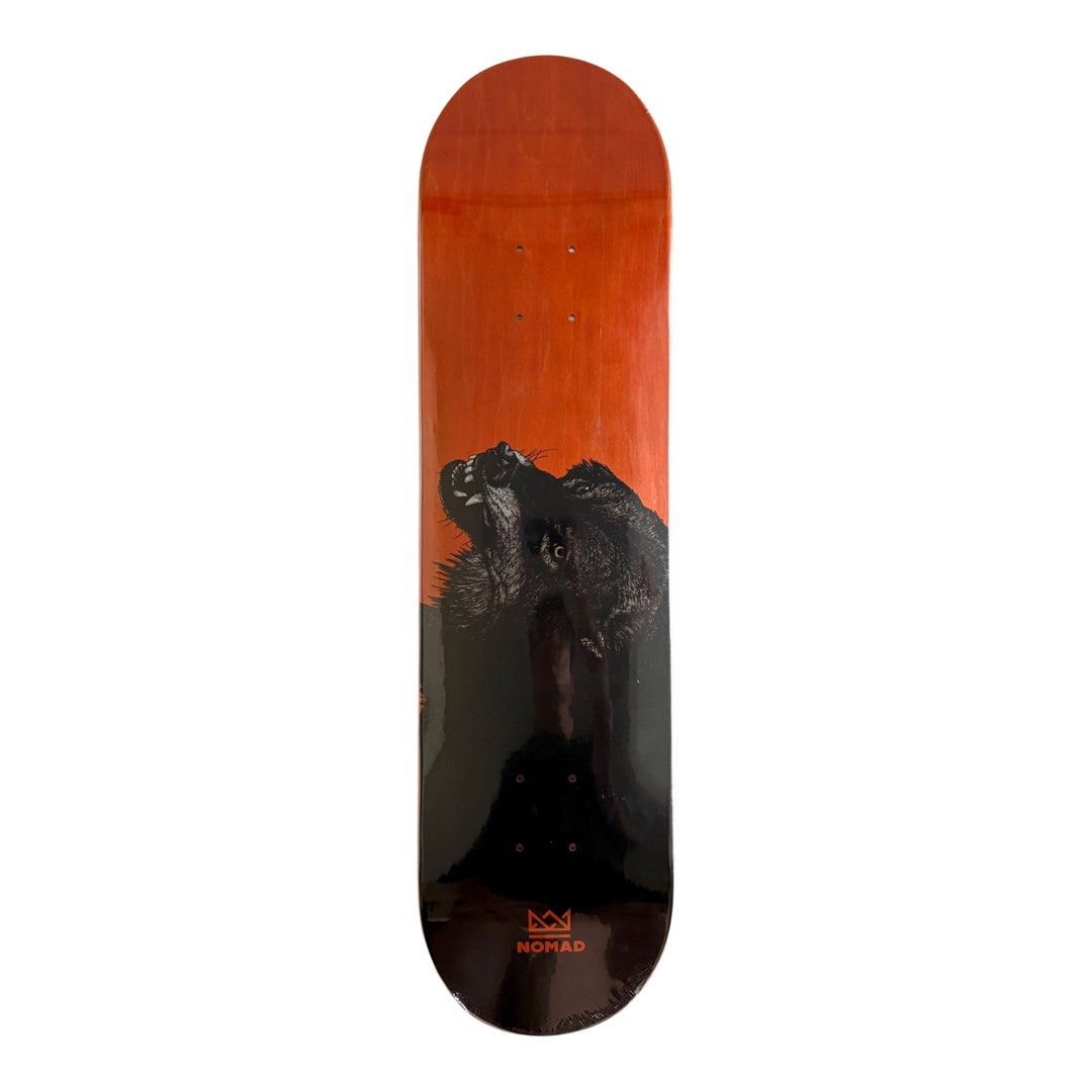 Nomad “Wolf” 8.0″ x 31.8″ Skateboard Deck