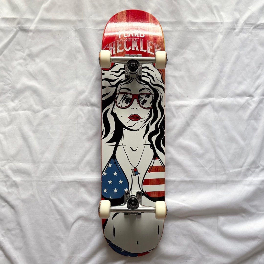 Plan B “America” 8.0” x 31.6” Custom Skateboard Complete