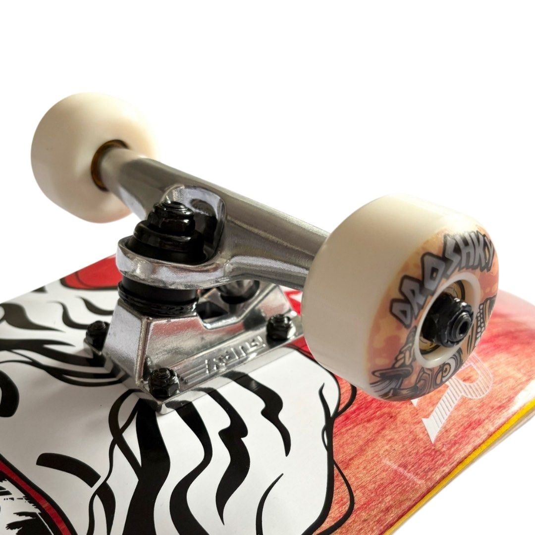 Plan B “America” 8.0” x 31.6” Custom Skateboard Complete — angled truck detail