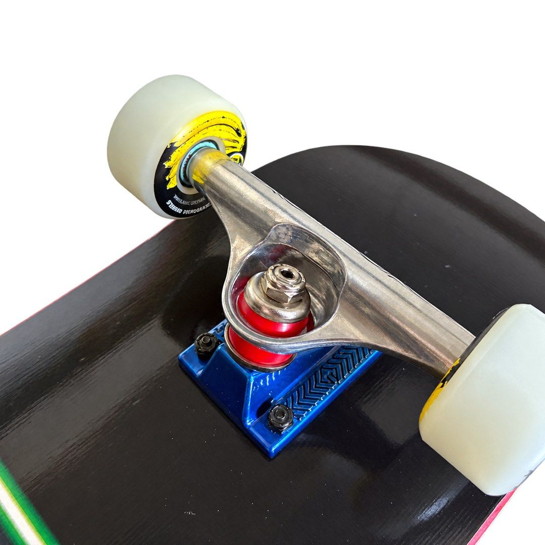 Plan B “Neon Flag” 7.75″ x 31.62″ Felipe Gustavo Pro Model Custom Skateboard Complete