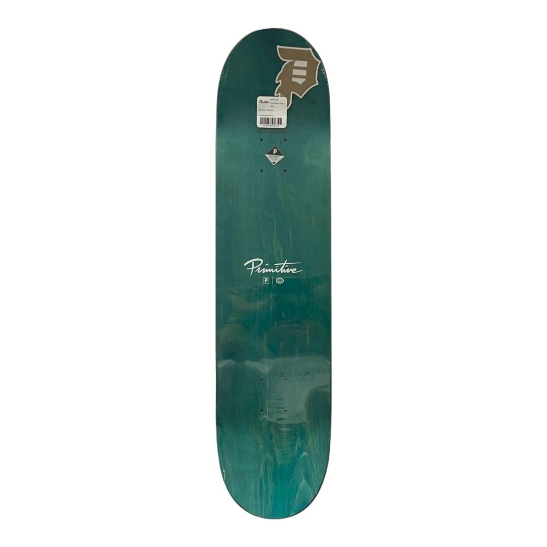 Primitive “Black Core” 8.0” / 8.125” Skateboard Deck — top-ply view