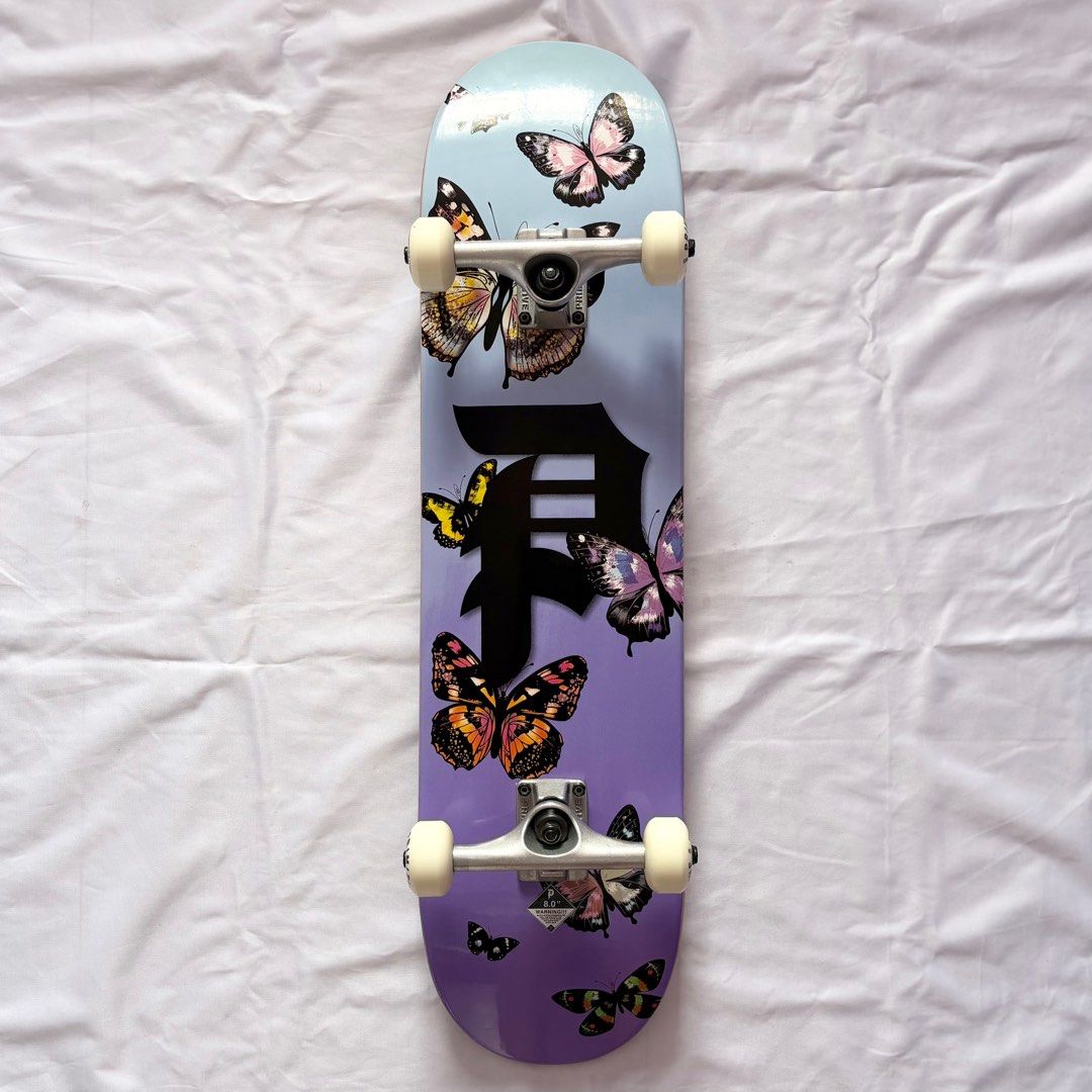 Primitive “Butterflies” 8.0” Skateboard Complete