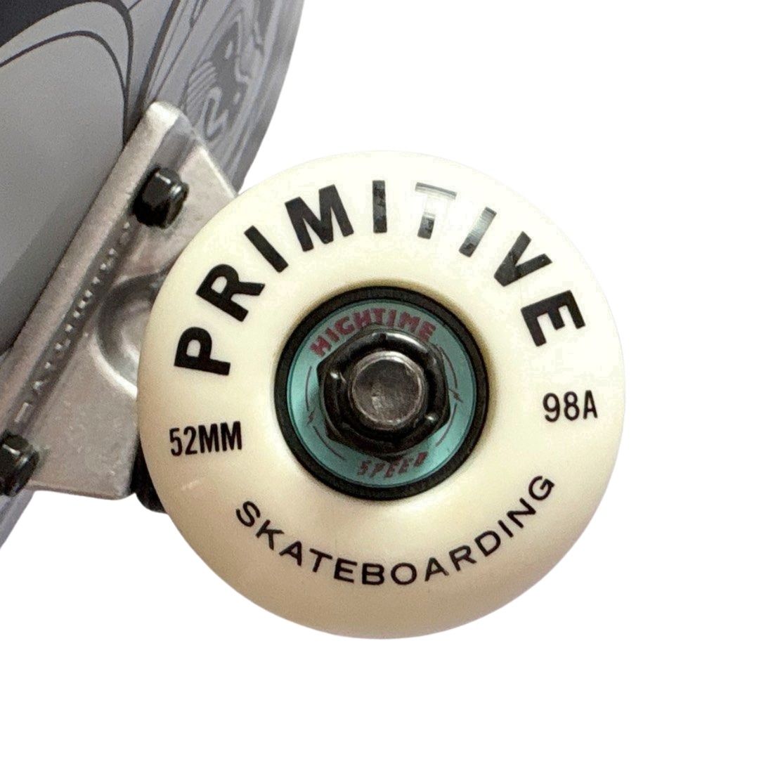 Primitive “Gorilla” 8.0” / 8.25” Tiago Lemos Skateboard Complete — wheel close-up