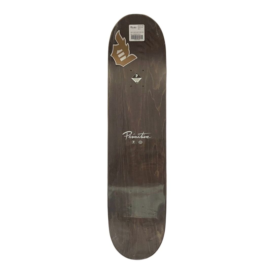 Primitive “Navy Signature” 8.0” x 31.75” Skateboard Deck — top-ply view