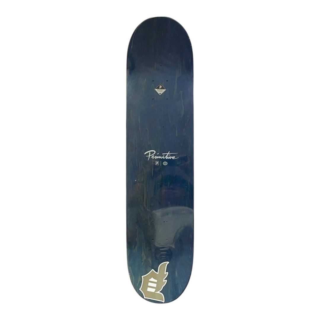 Primitive “Red Signature” 8.0” x 31.75” Skateboard Deck — top-ply view