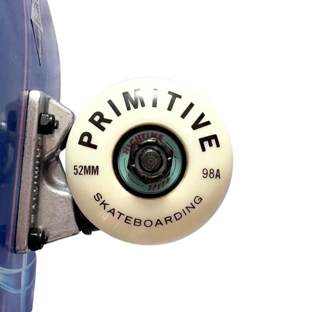 Primitive “Retro” 8.0” Skateboard Complete — wheel close-up