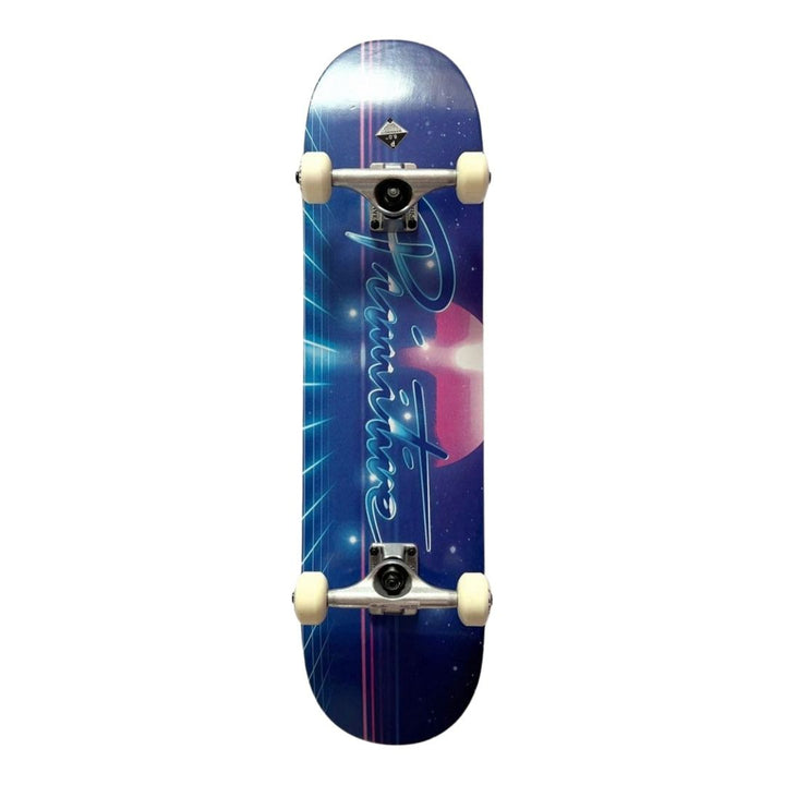 Primitive “Retro” 8.0” Skateboard Complete — underside graphic view