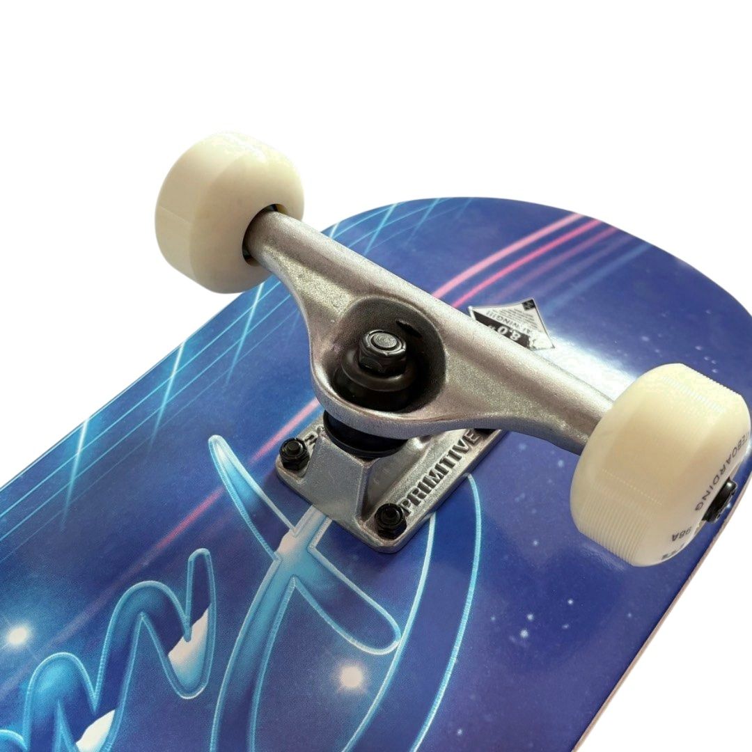 Primitive “Retro” 8.0” Skateboard Complete — angled truck detail