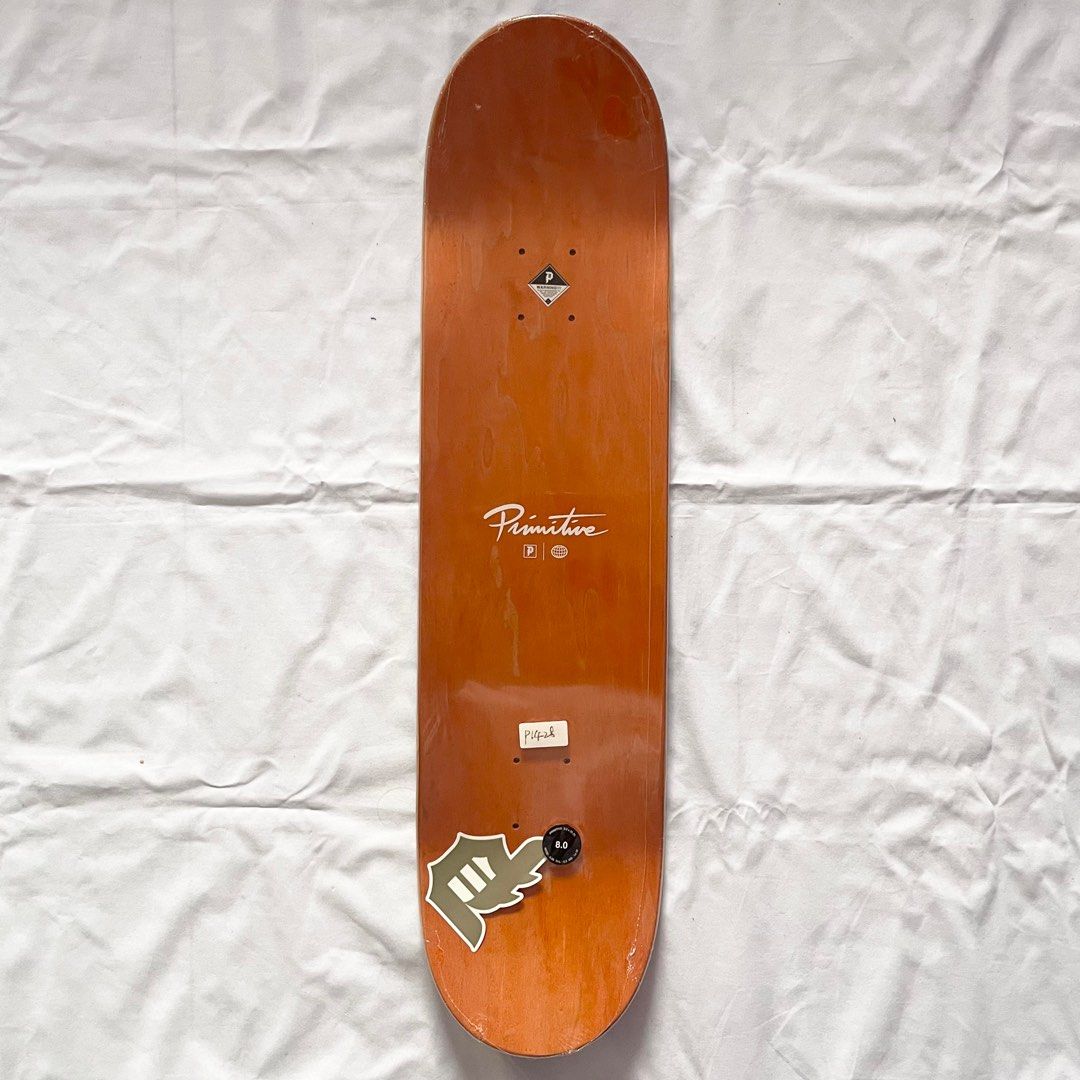Primitive “Slant Black” 8.0” Skateboard Deck
