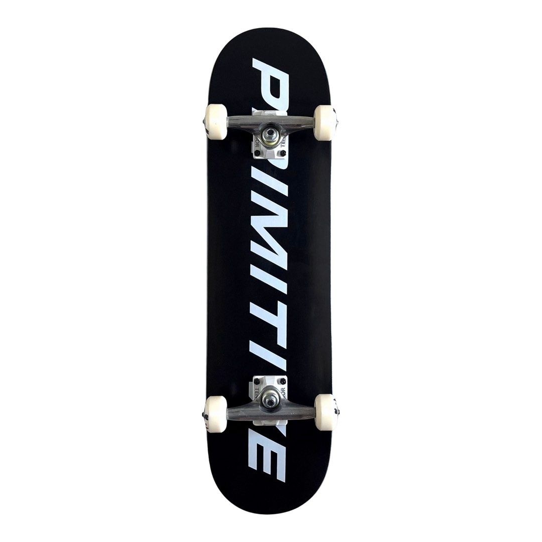 Primitive “Slant Black” 8.0″ x 31.75″ Custom Skateboard Complete