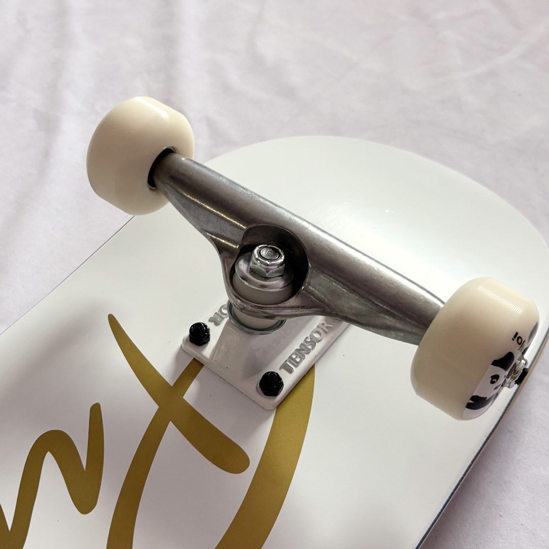 Primitive “White Signature” 8.25” x 31.75” Custom Skateboard Complete