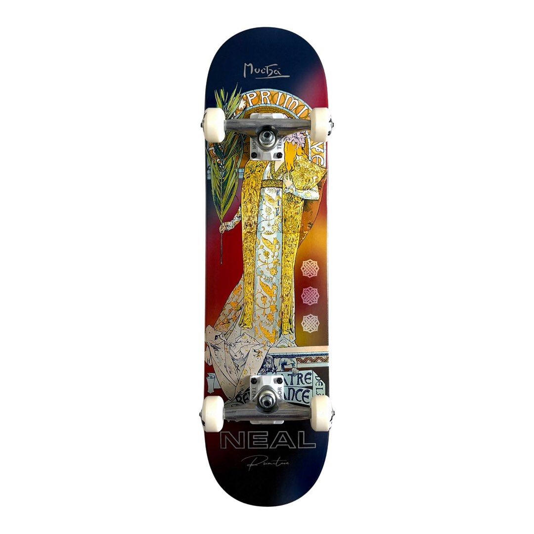 Primitive x Mucha “Tour” 8.0″ x 31.75″ Neal Pro Model Custom Skateboard Complete
