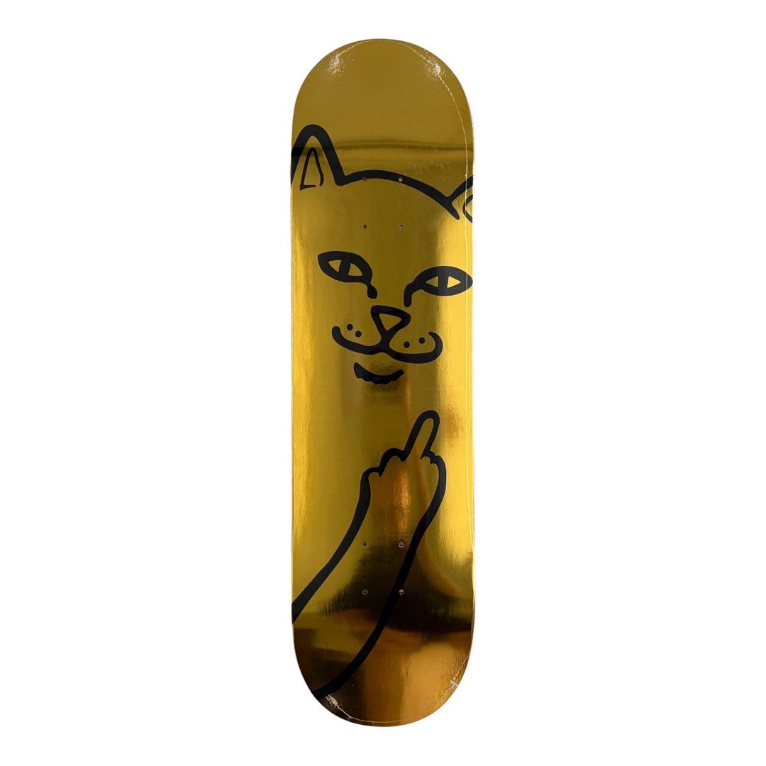 RipnDip “Gold” 8.25″ x 32.0″ Skateboard Deck