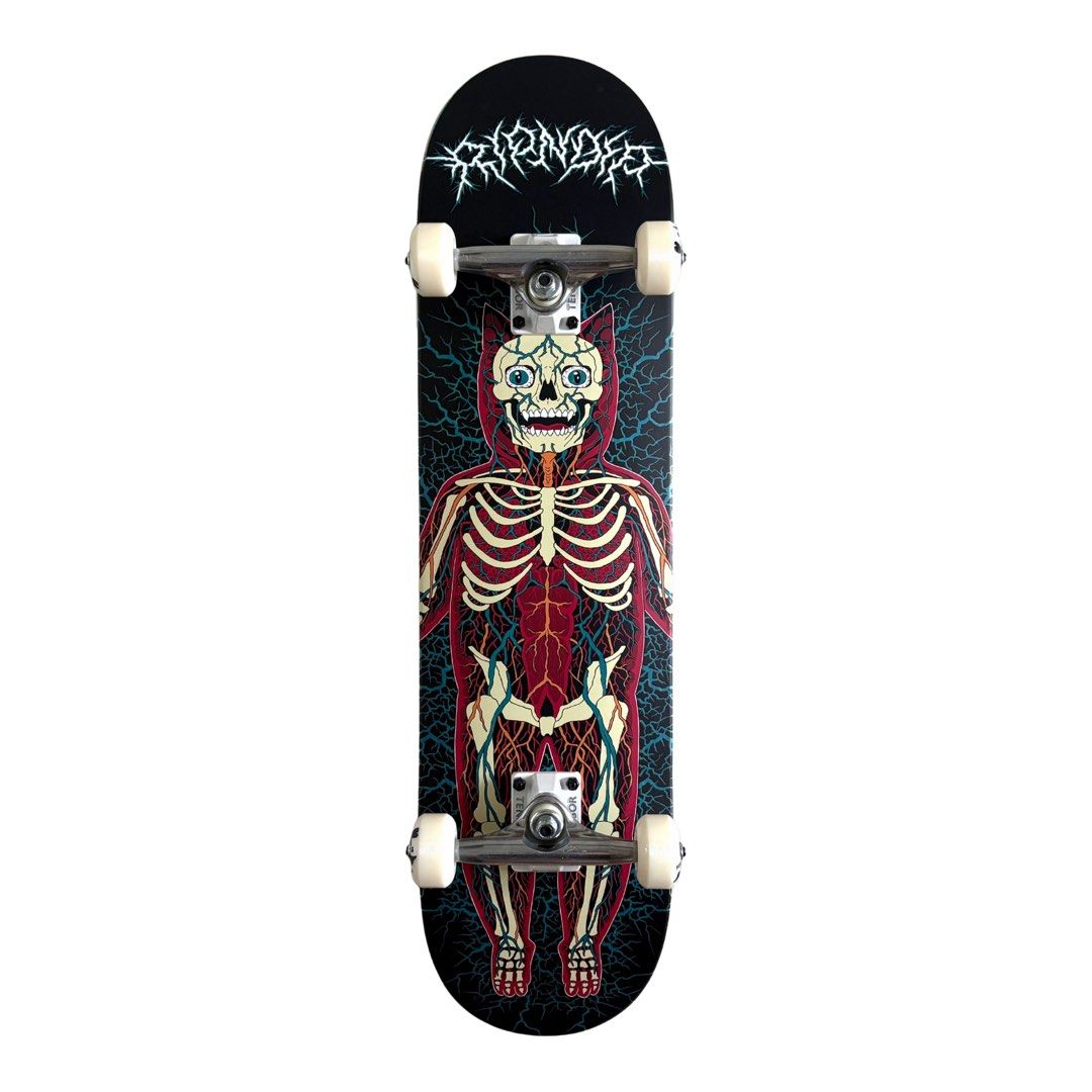 RipnDip “Nervous System” 8.0″ x 31.75″ Custom Skateboard Complete