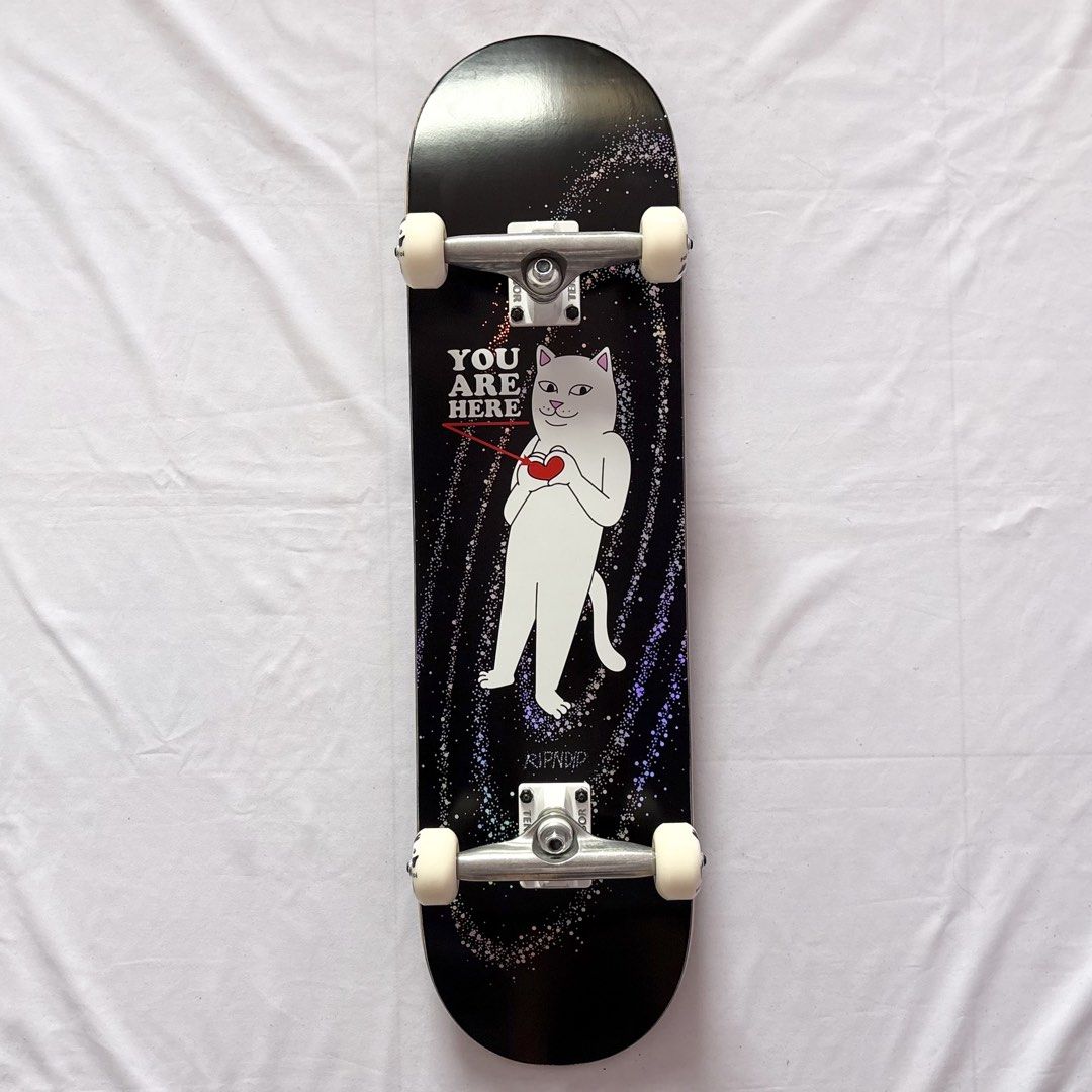 RipnDip “You are Here” 8.25” x 31.875” Custom Skateboard Complete