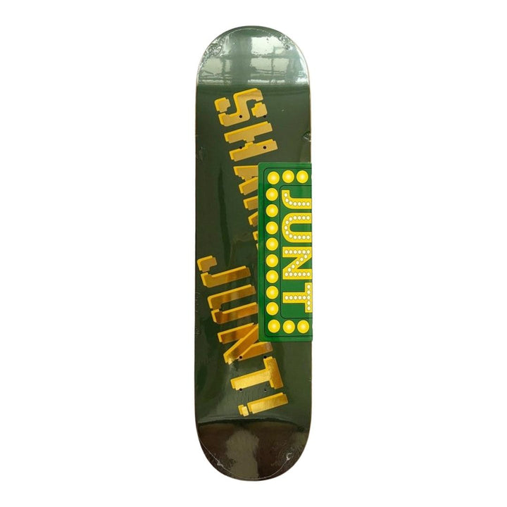 Shake Junt “OG Gold” 8.0” Skateboard Deck — underside graphic view