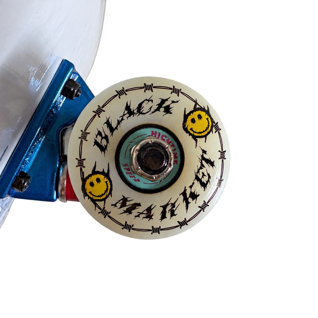 Shox “Gloop” 7.75″ x 29.675″ Custom Skateboard Complete