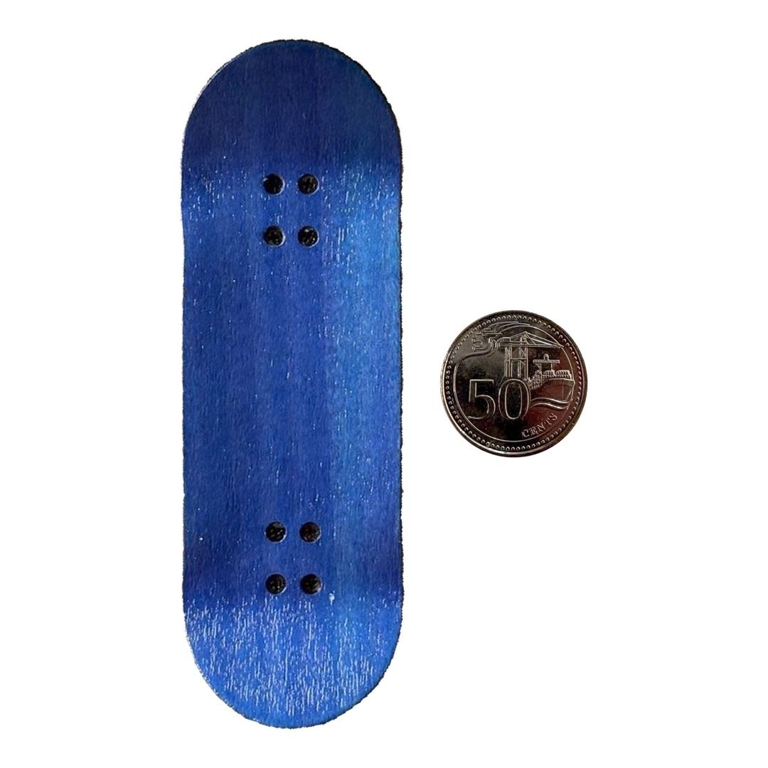 Sk8crime “Angel” 32mm Fingerboard Complete — grip-tape top view