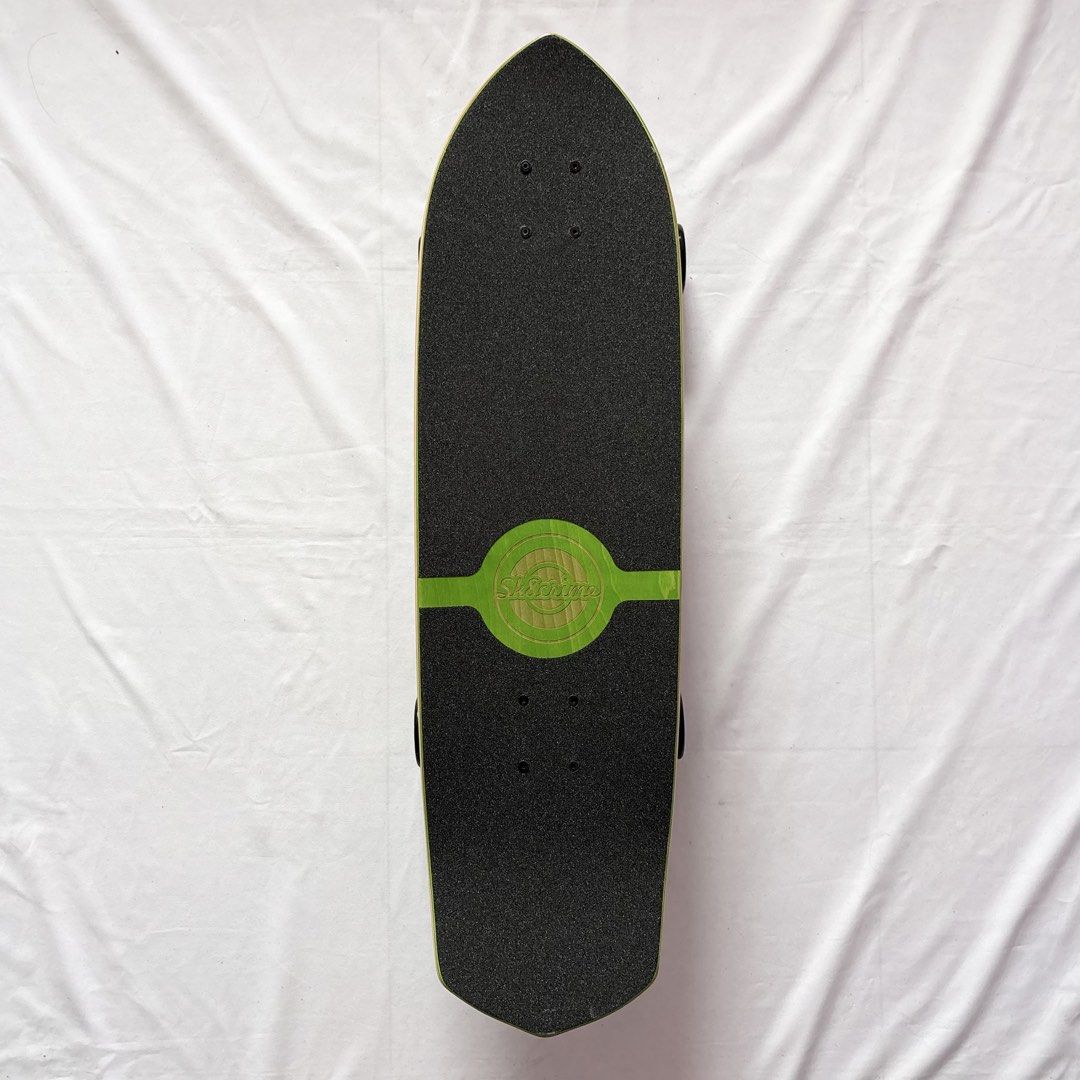 Sk8crime “Anti School Skate Club” 8.75” x 31.75” Surfskate Cruiser Skateboard Complete