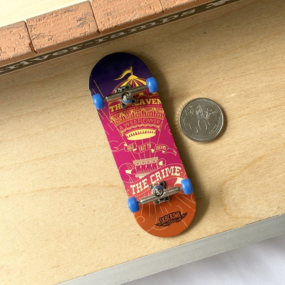 Sk8crime “Carnival” 32mm Fingerboard Complete