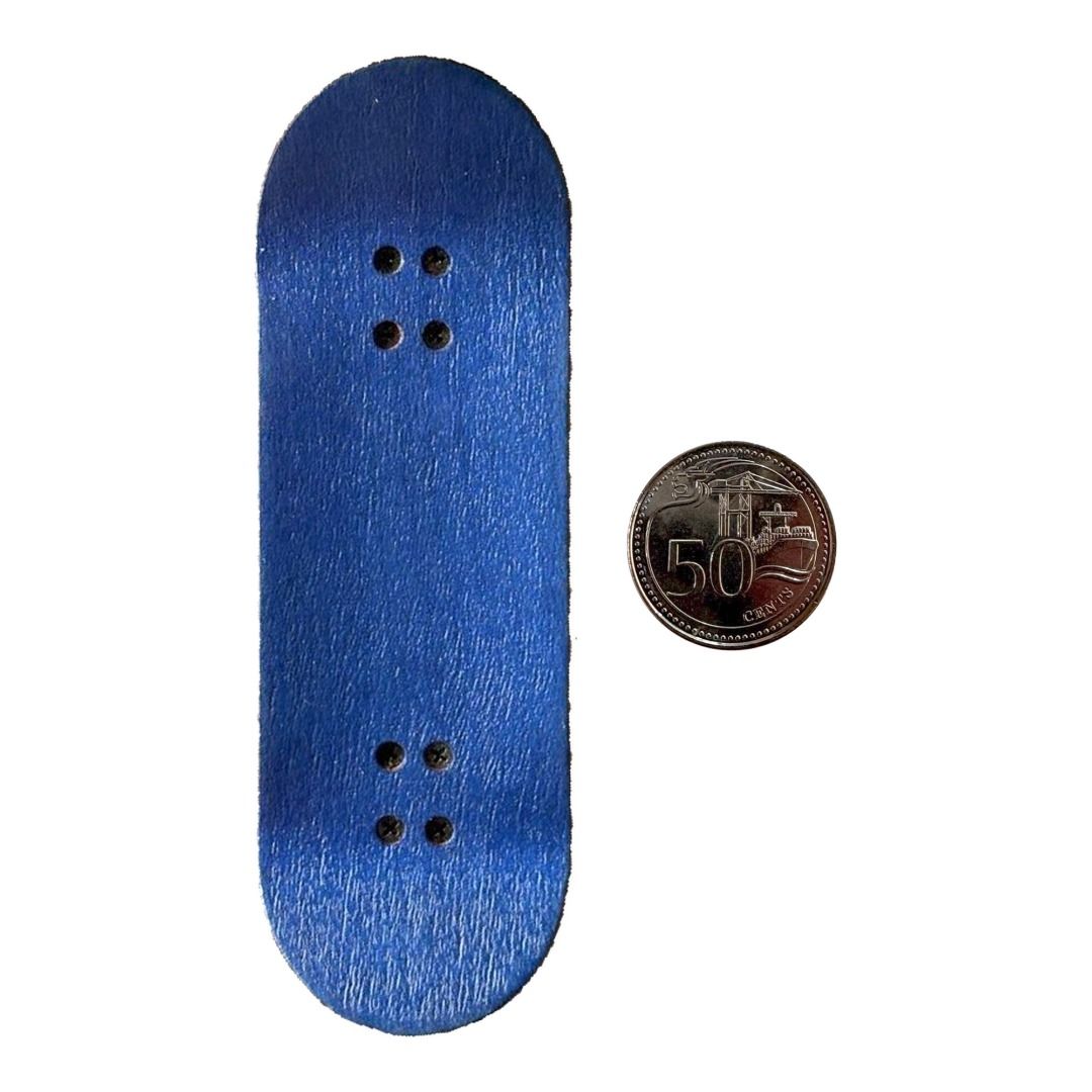Sk8crime “Chameleon” 32mm Fingerboard Complete — grip-tape top view