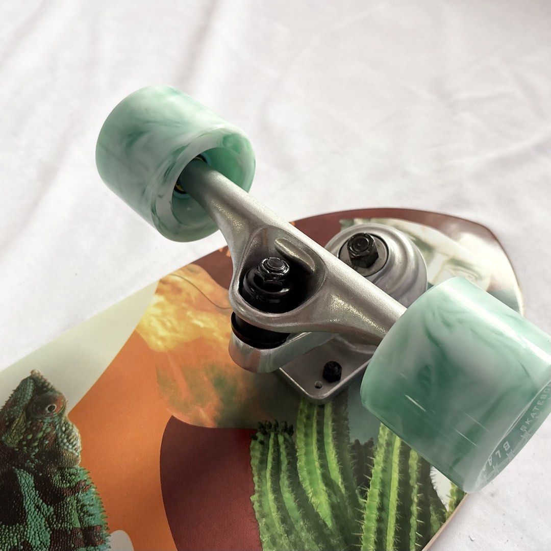 Sk8crime “Chameleons” 8.75” x 31.75” Surfskate Cruiser Skateboard Complete