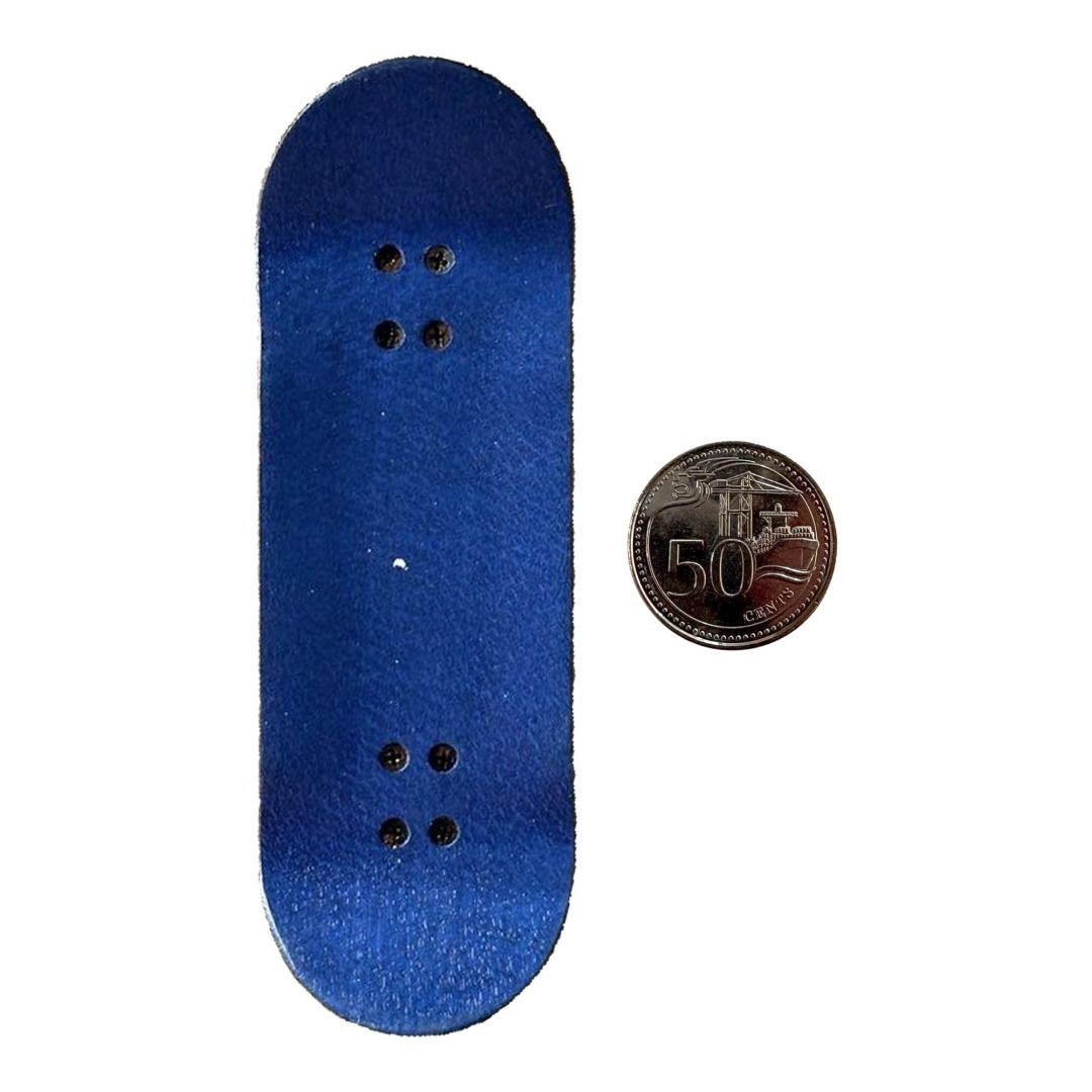 Sk8crime “Flamingo” 32mm Fingerboard Complete — grip-tape top view