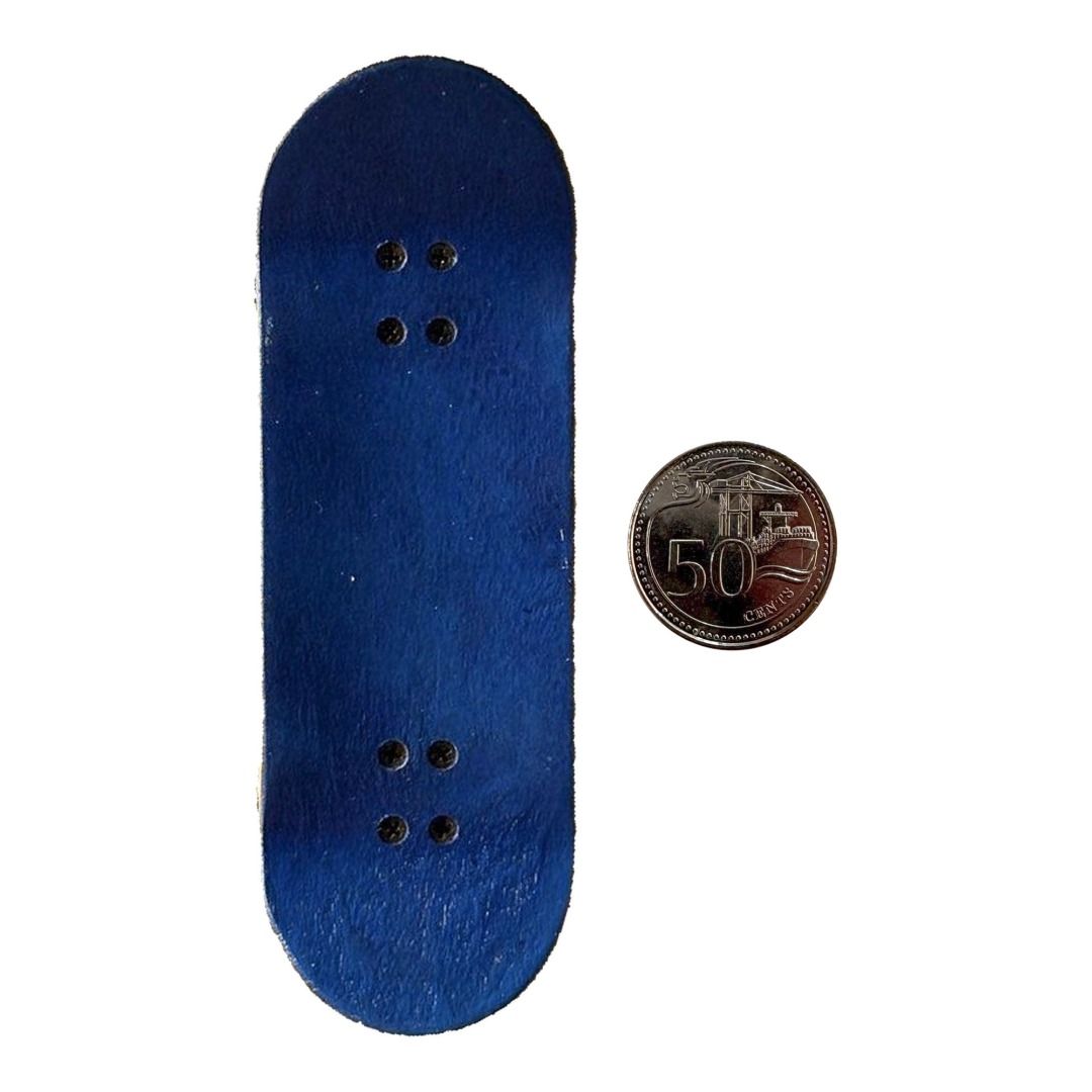 Sk8crime “Pray” 32mm Fingerboard Complete — grip-tape top view