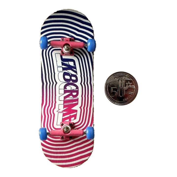 Sk8crime “Seismic” 32mm Fingerboard Complete — underside complete view