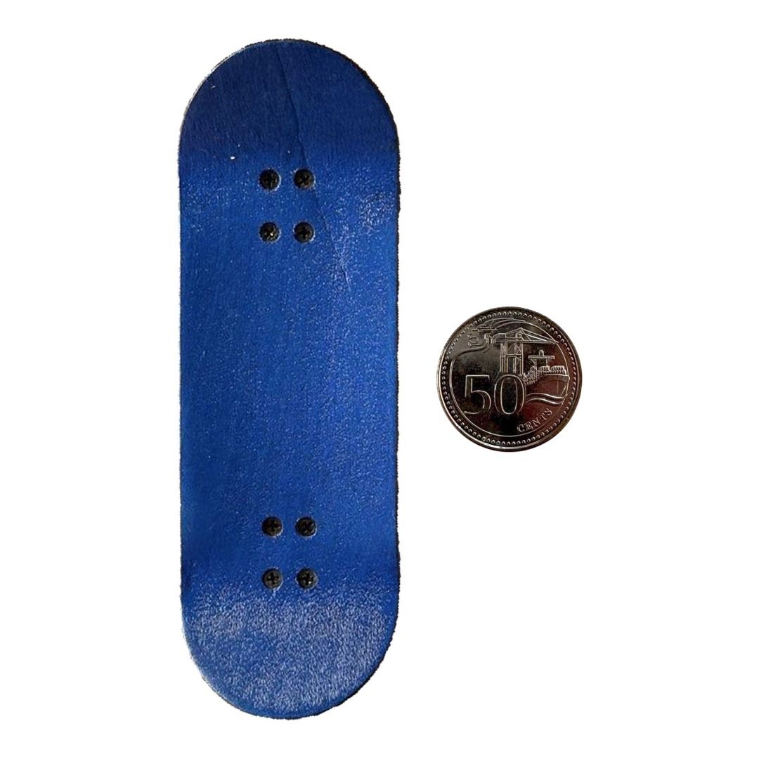 Sk8crime “Seismic” 32mm Fingerboard Complete — grip-tape top view