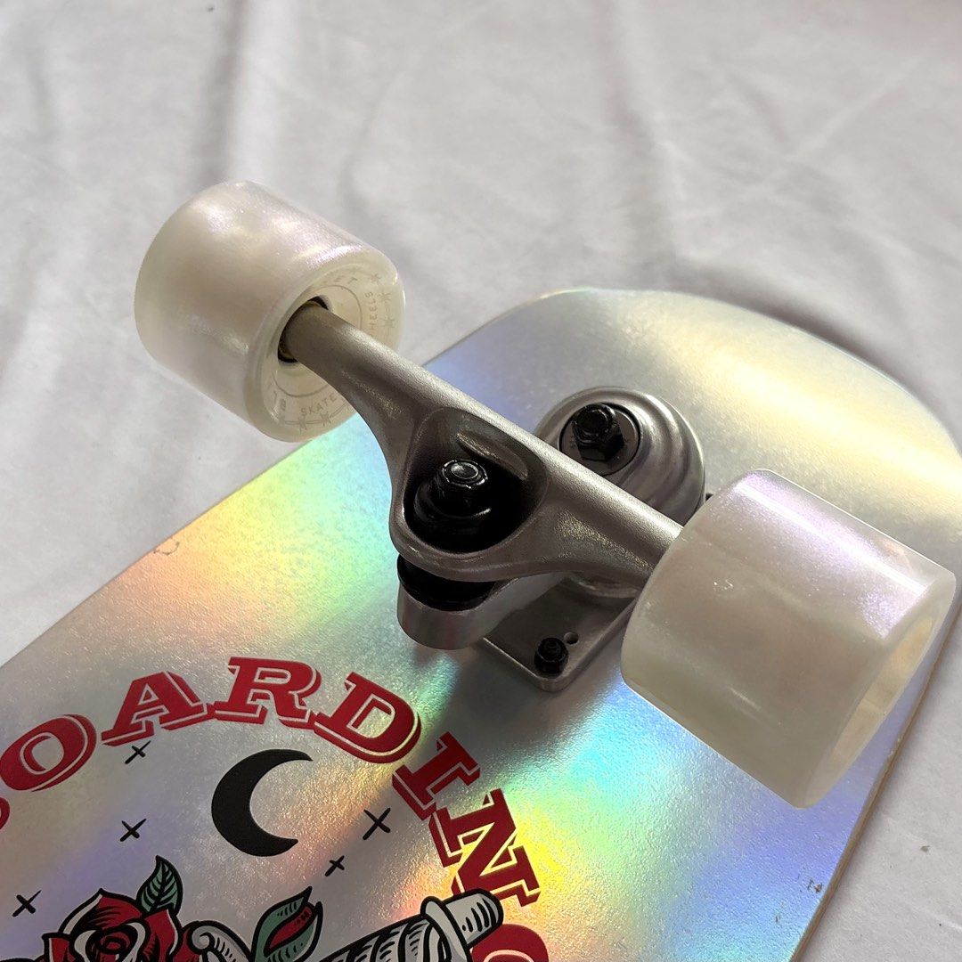Sk8crime “Sword and Roses” 9.5” x 32” Surfskate Cruiser Skateboard Complete