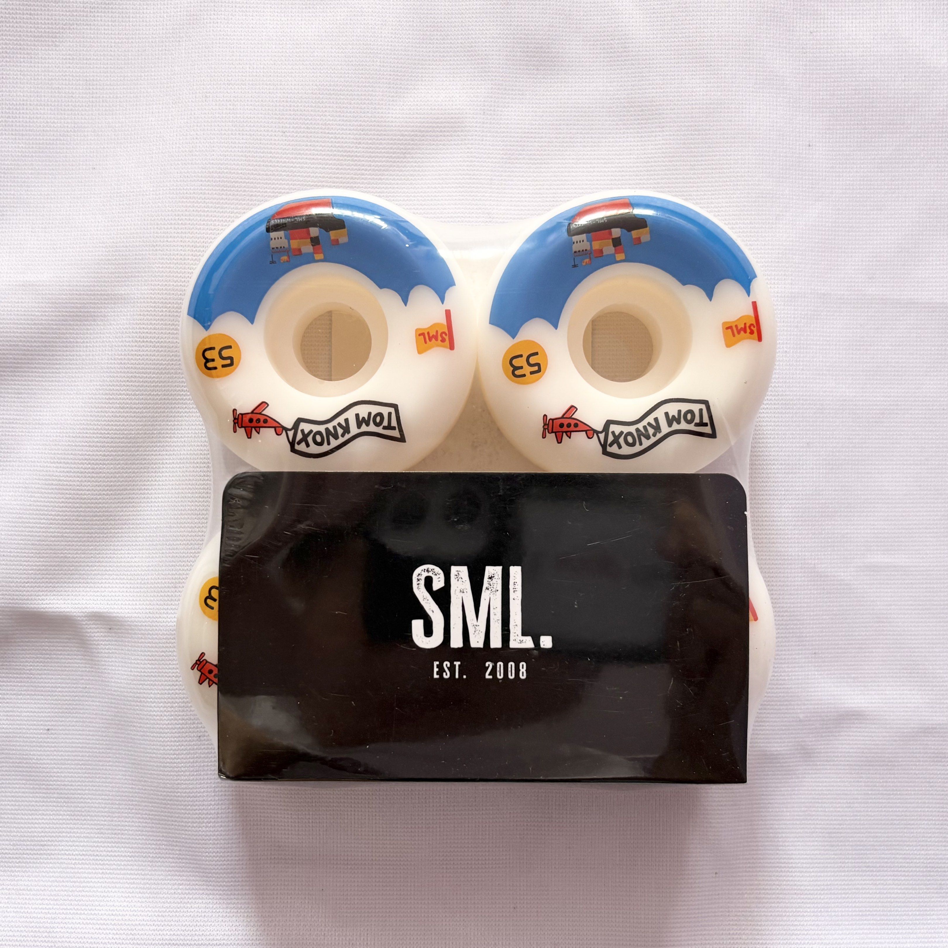 SML “Bluff Park Sea” 53mm 99a OG Wide Shape Tom Knox Model AG Formula Skateboard Wheels — product image 1 of 3